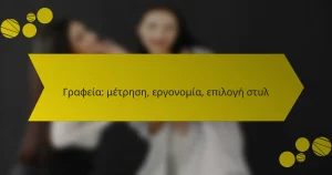Γραφεία: μέτρηση, εργονομία, επιλογή στυλ