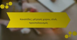 Καναπέδες: μέτρηση χώρου, στυλ, προϋπολογισμός